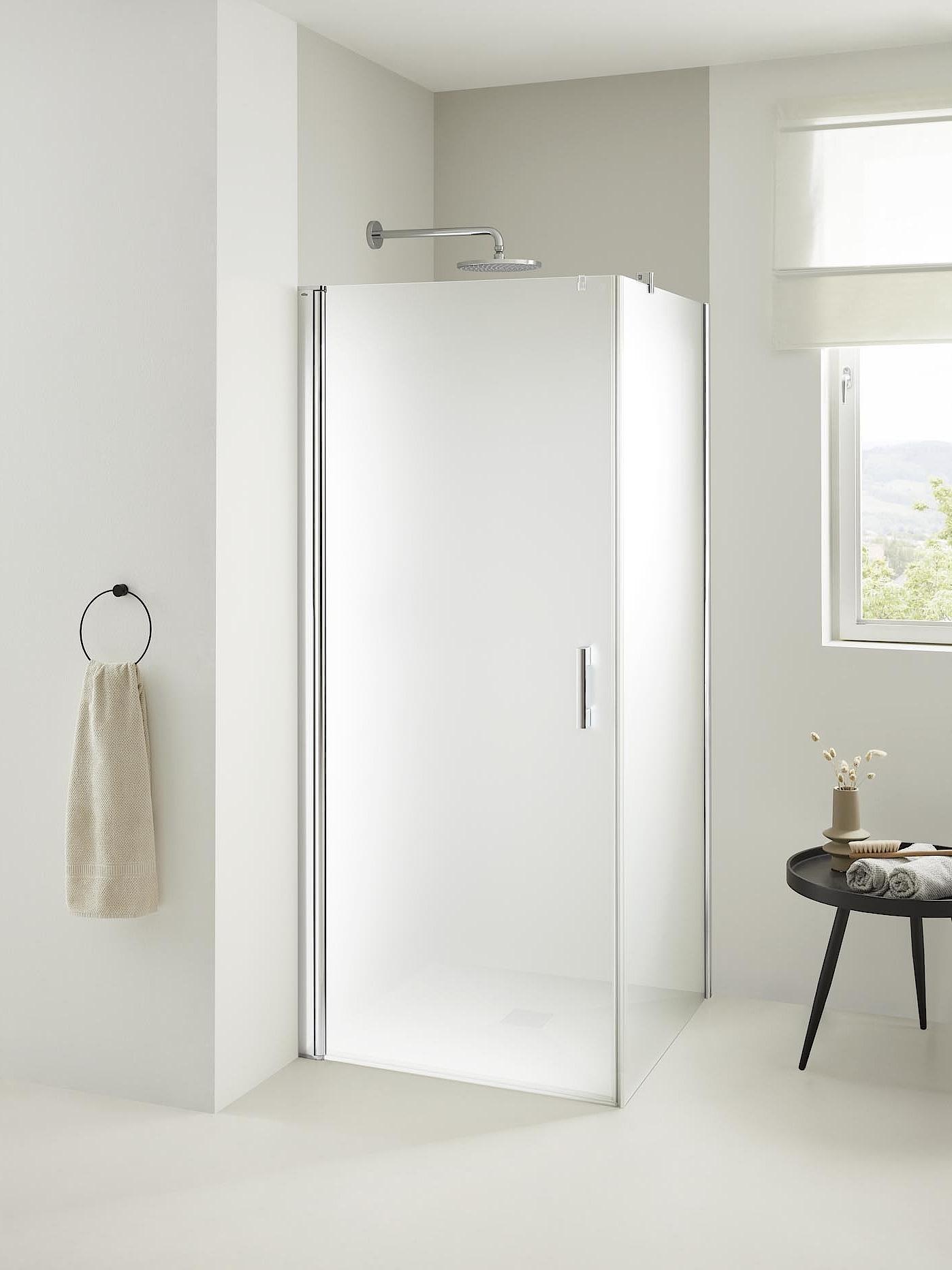 Kermi shower enclosures, ESG SR Opaco glass