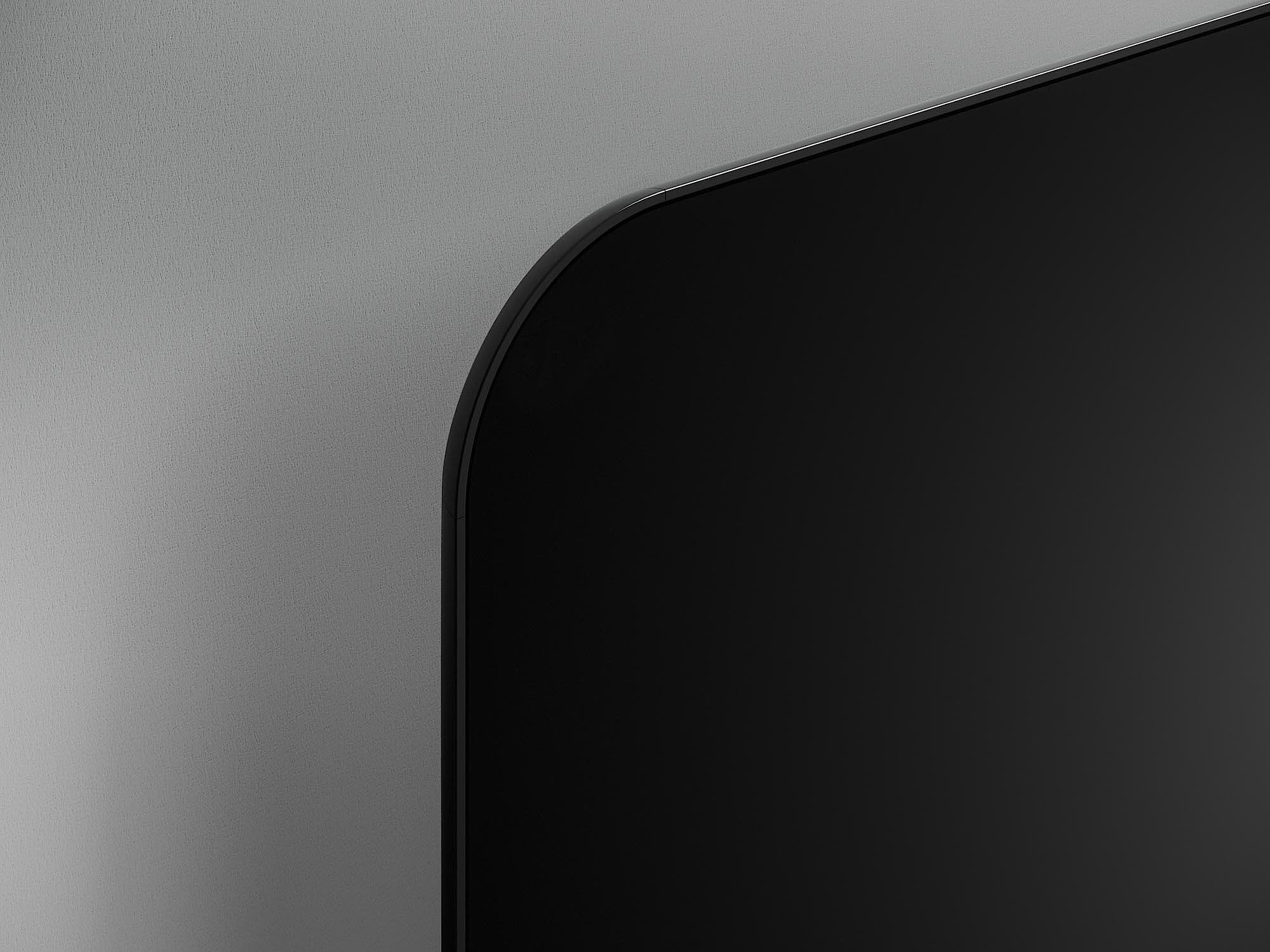 Kermi Elveo designer and bathroom radiators with Black glass front.