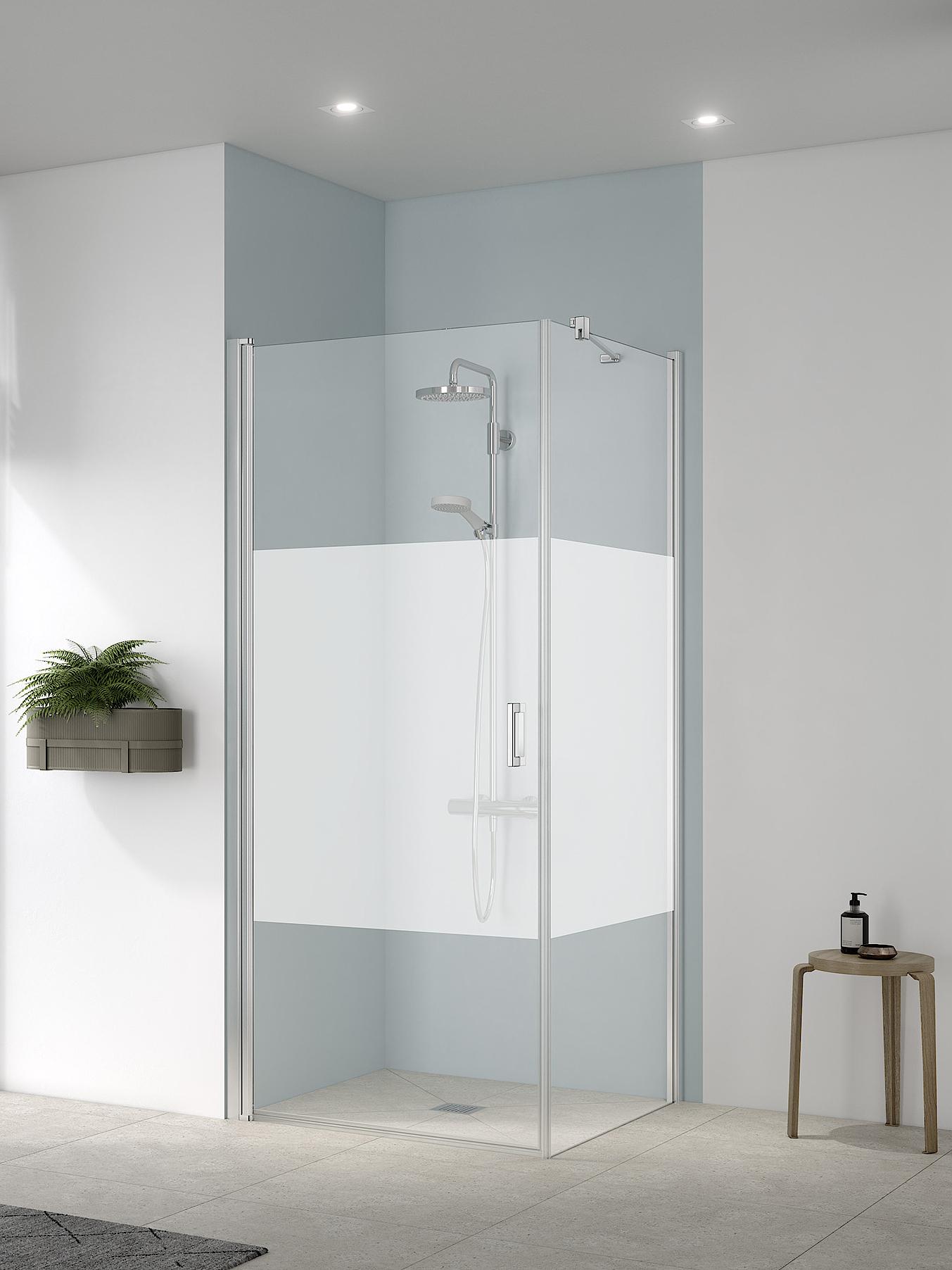 Kabiny prysznicowe Kermi, szkło ESG Serigrafie CADA XS z CADAclean