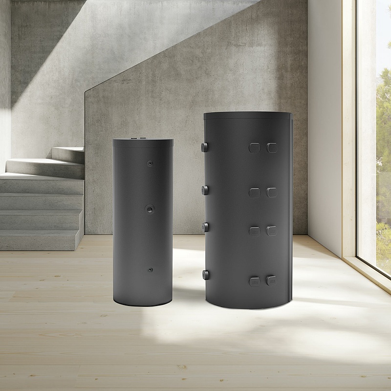 KERMI x-buffer compact und x-buffer cool Wärmespeicher 