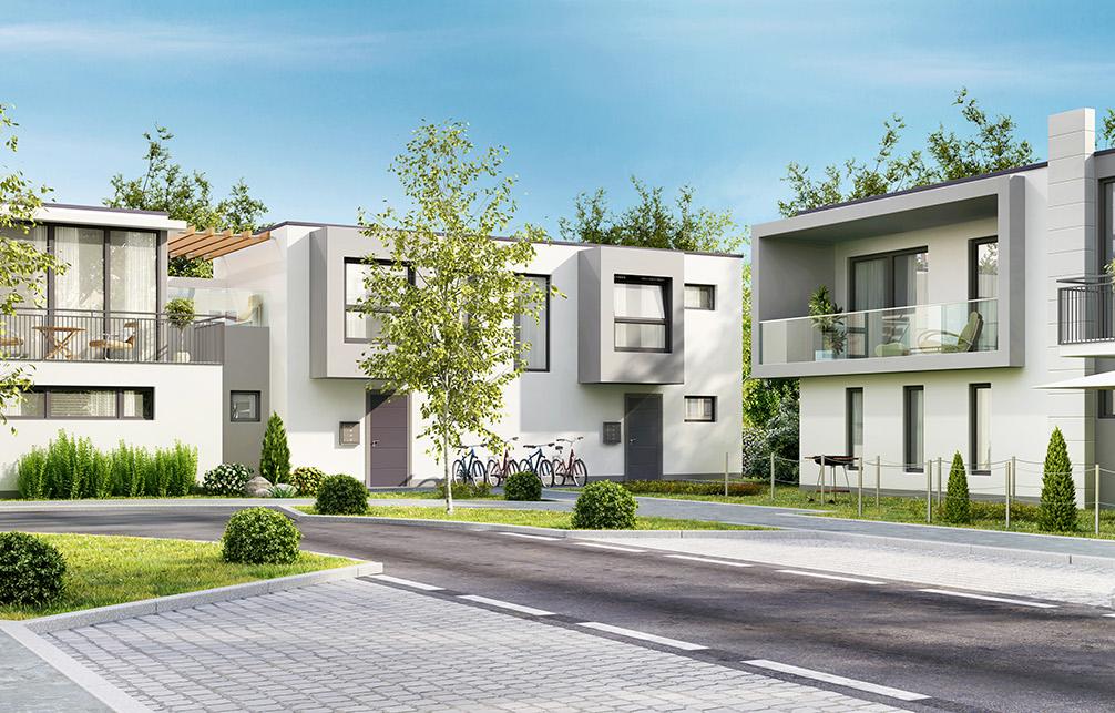 Kermi block of flats – outstanding quality and contemporary functions.