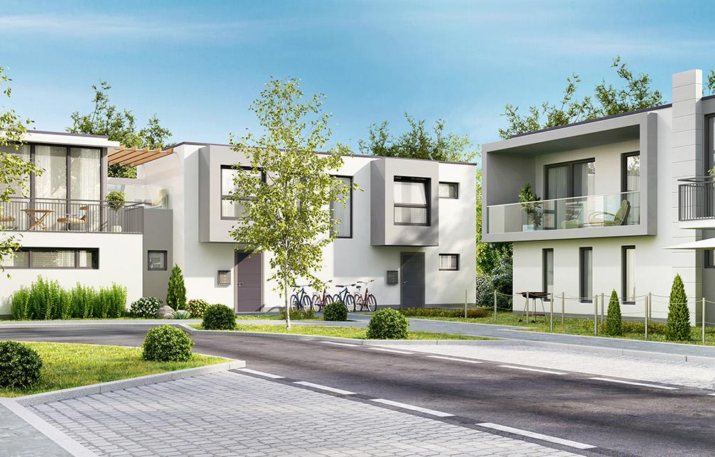 Kermi block of flats – outstanding quality and contemporary functions.