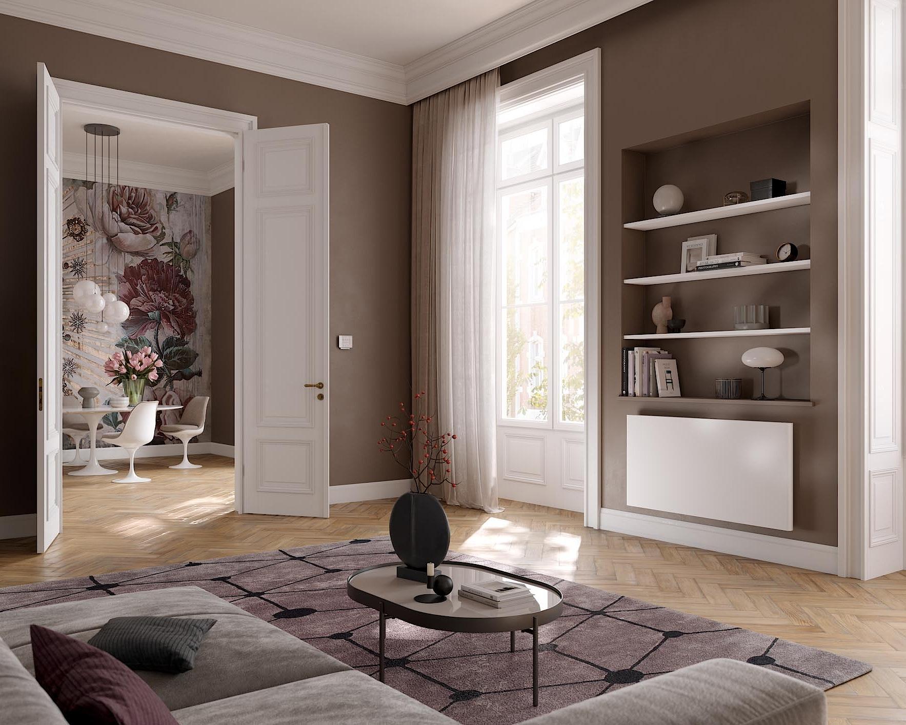 Leveo electric radiators from Kermi Leveo – elegant and efficient.