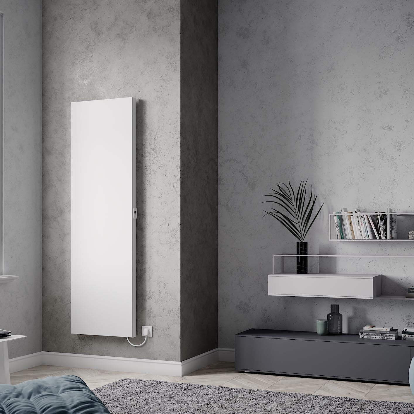 Kermi x-therm +e electric steel panel radiators.