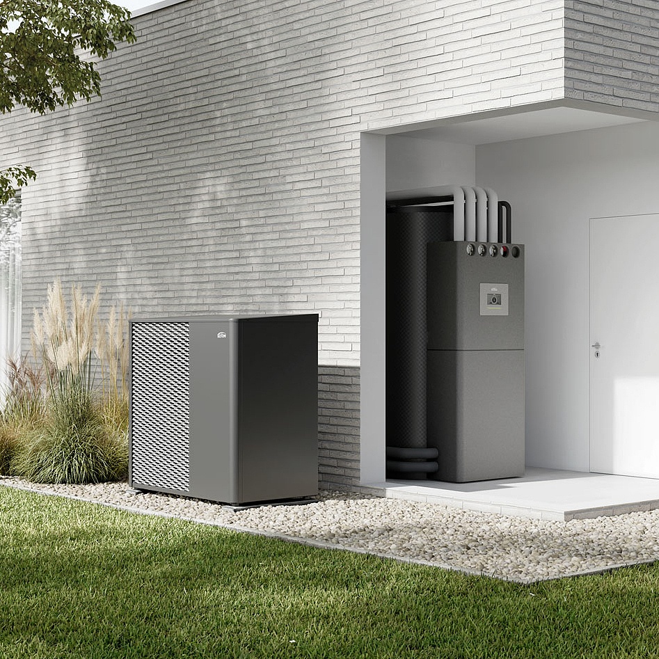KERMI Wärmepumpe x-change dynamic pro und KERMI Wärmespeicher x-buffer flex pipe