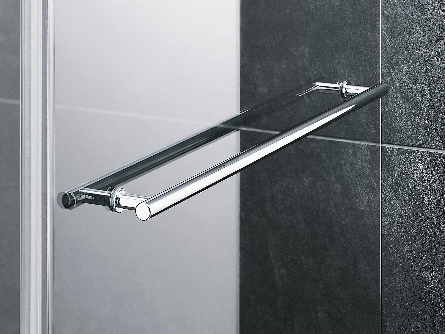 Kermi shower enclosure, PASA towel rail