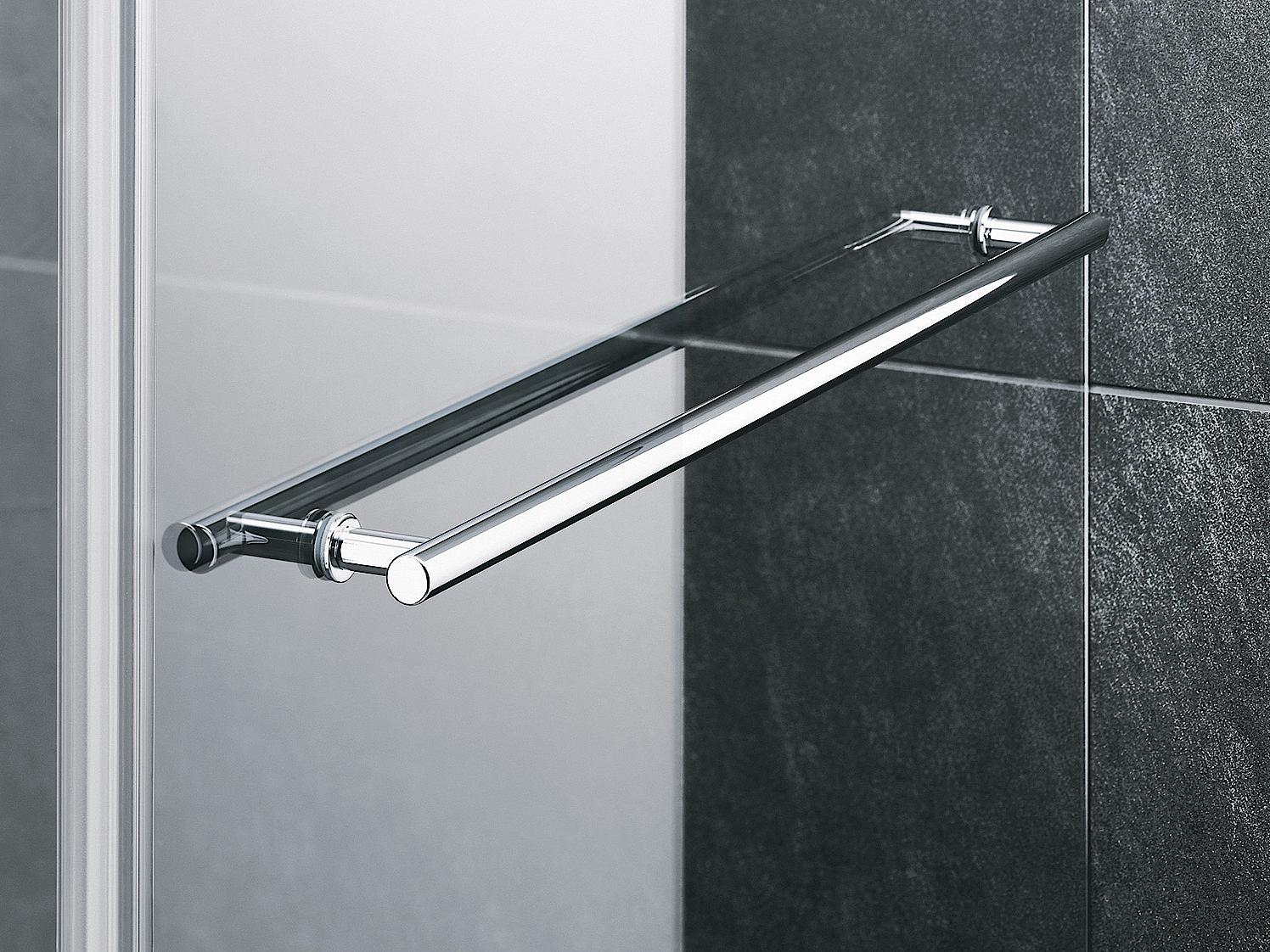 Kermi shower enclosure, PASA towel rail