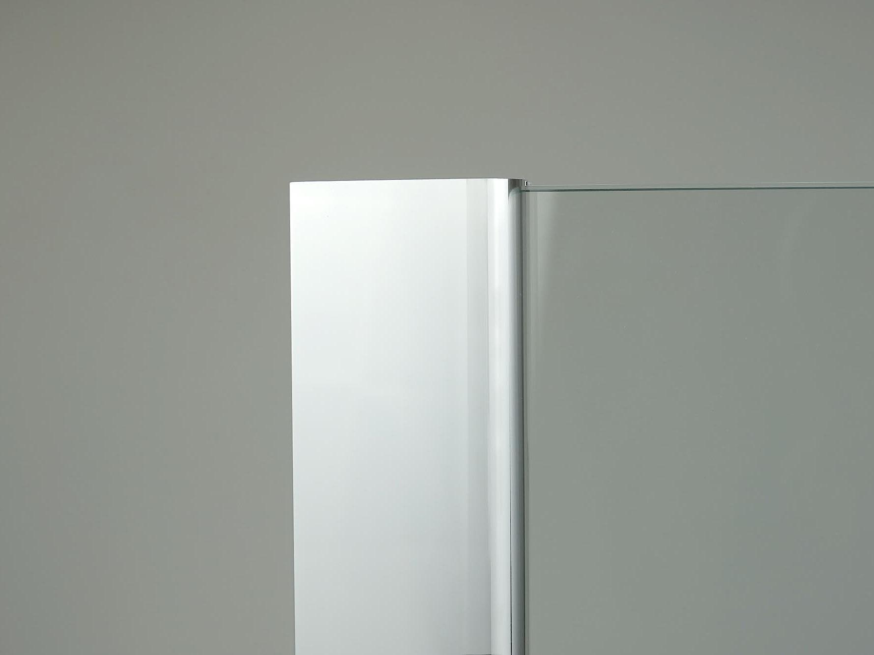 Wall profile surface High-Gloss Silver Kermi shower enclosure, wall profile surface High-Gloss Silver