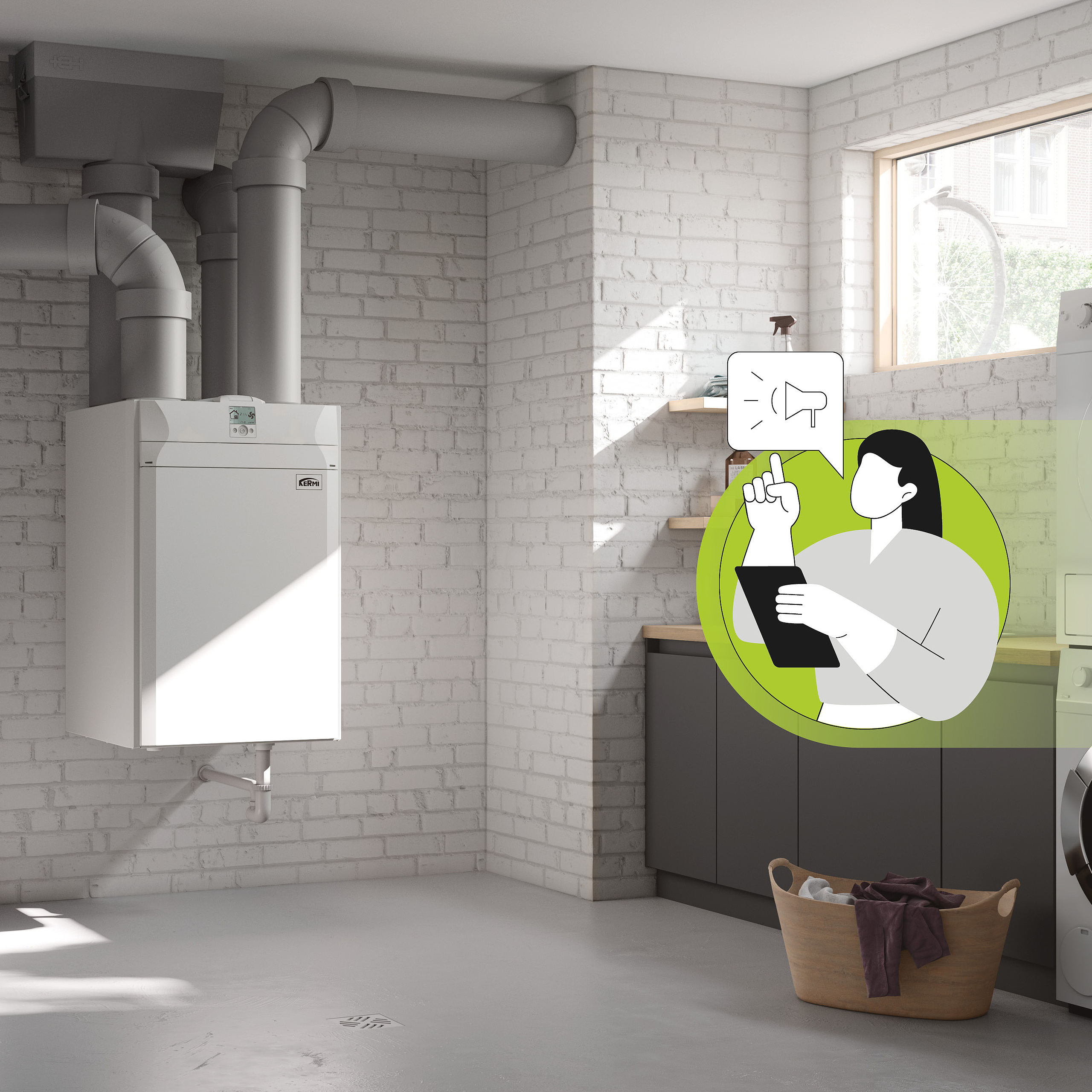 Zentrale Wohnraumlüftung