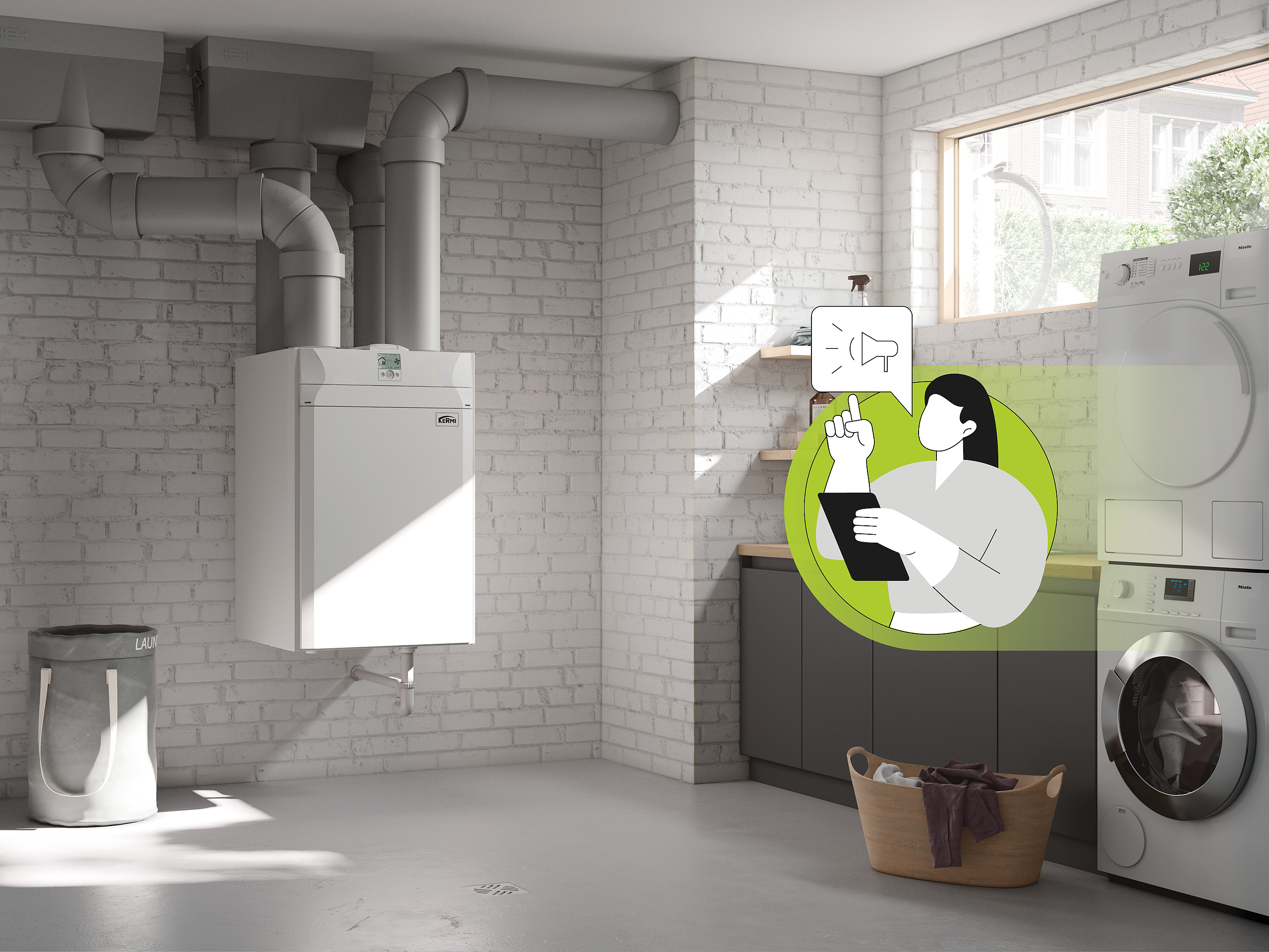 Zentrale Wohnraumlüftung