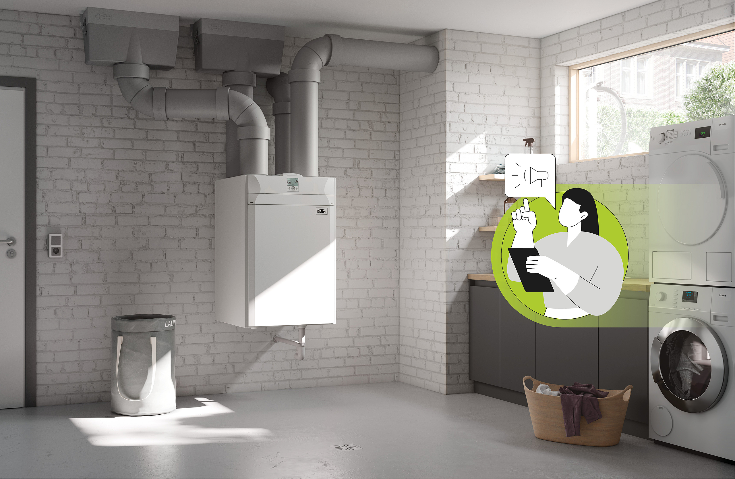 Zentrale Wohnraumlüftung