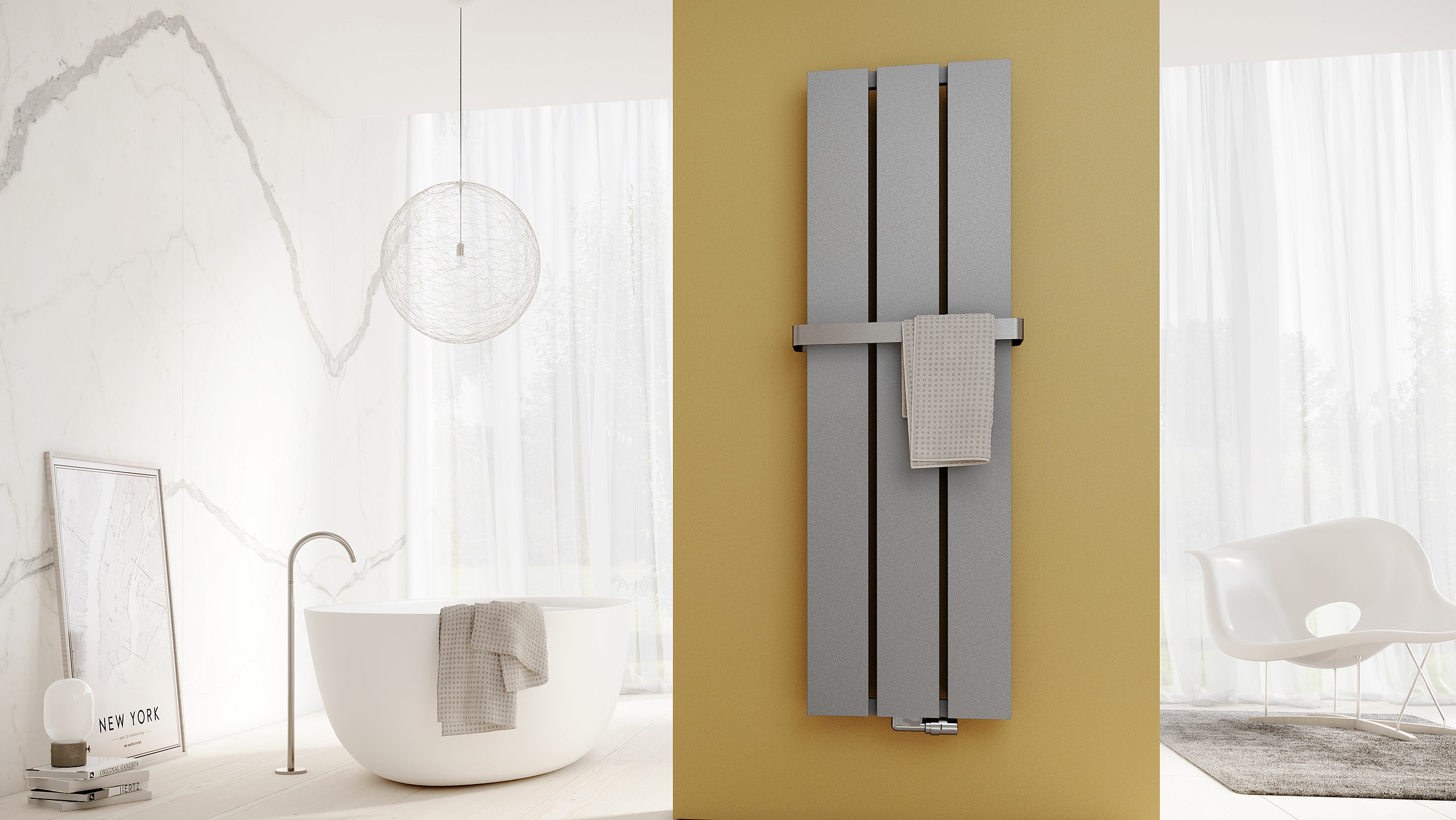 Kermi Decor-Arte Plan design and bathroom radiators – clear lines. Consistent lines.