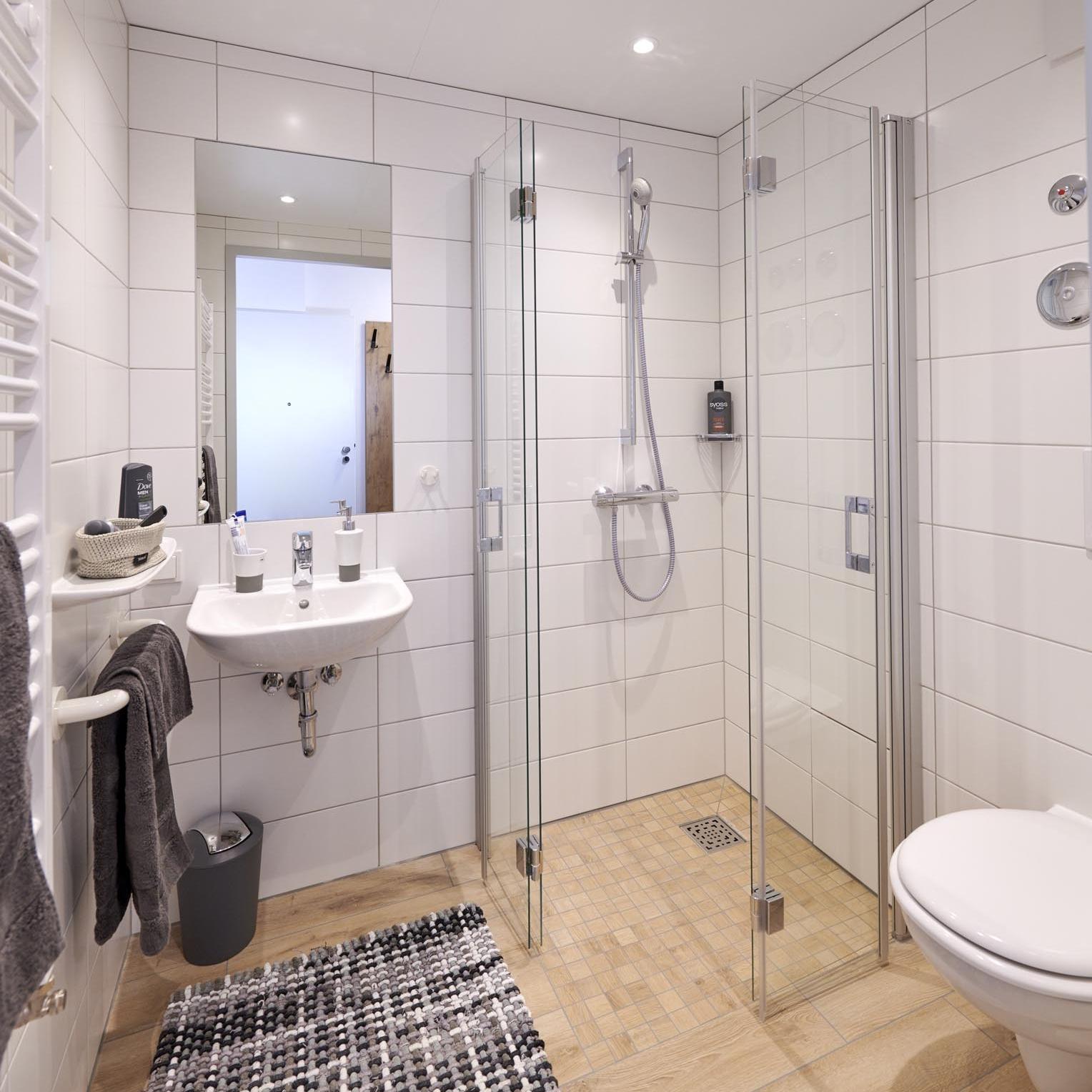 Referenzobjekt Studentenapartments, Deggendorf Kermi Duschdesign Referenzobjekt Studentenapartments, Deggendorf