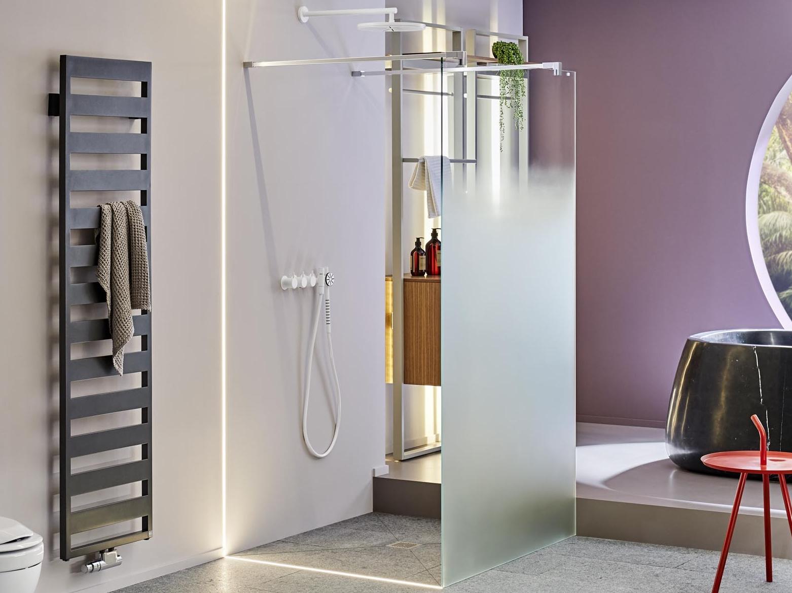 Kermi Inspiration Badezimmer mit WALK-IN XB, POINT und CASTEO