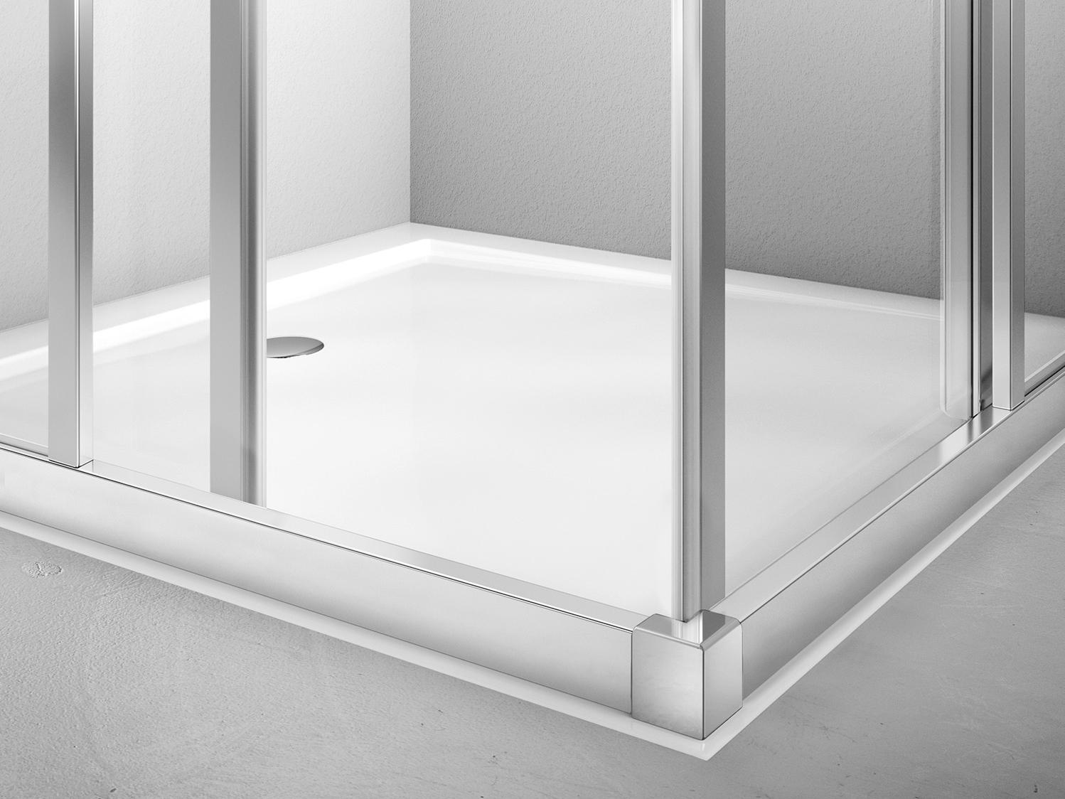 Kermi profile shower enclosure, LIGA floor profile