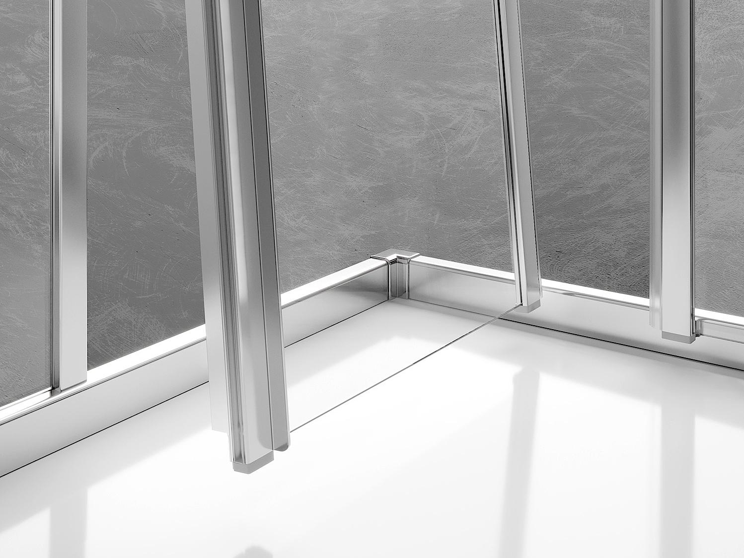 Kermi profile shower enclosure LIGA, tiltable side wall