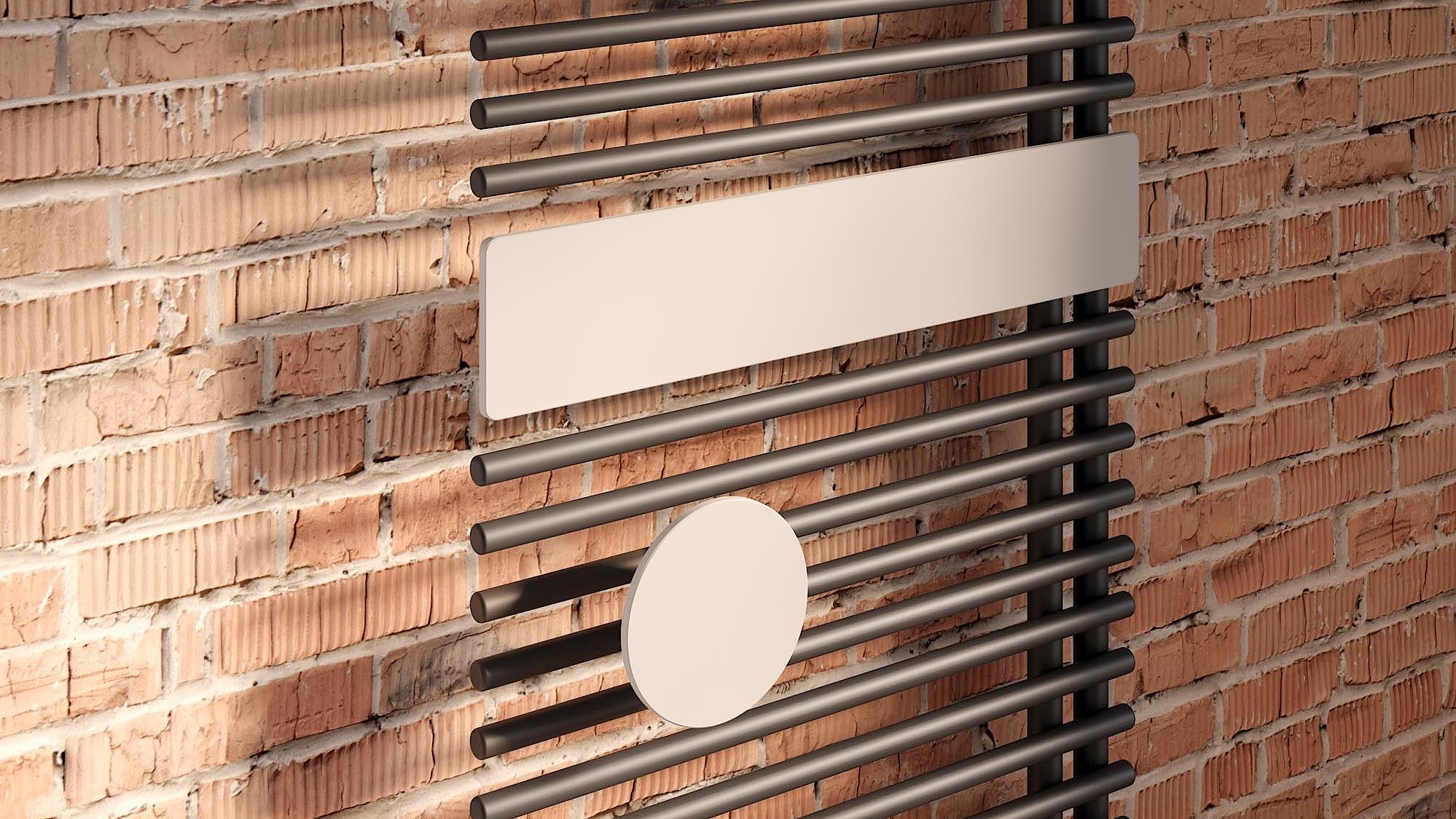 Kermi Credo Half round design and bathroom radiators, large choice of colours available for design element.