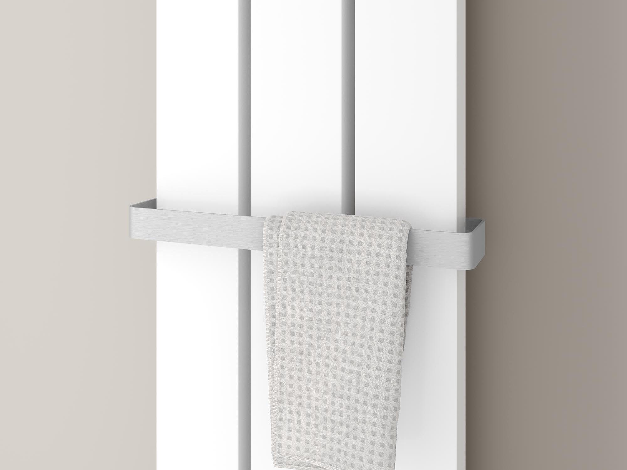 Aluminium towel rail for Kermi Decor-Arte Plan designer and bathroom radiators.