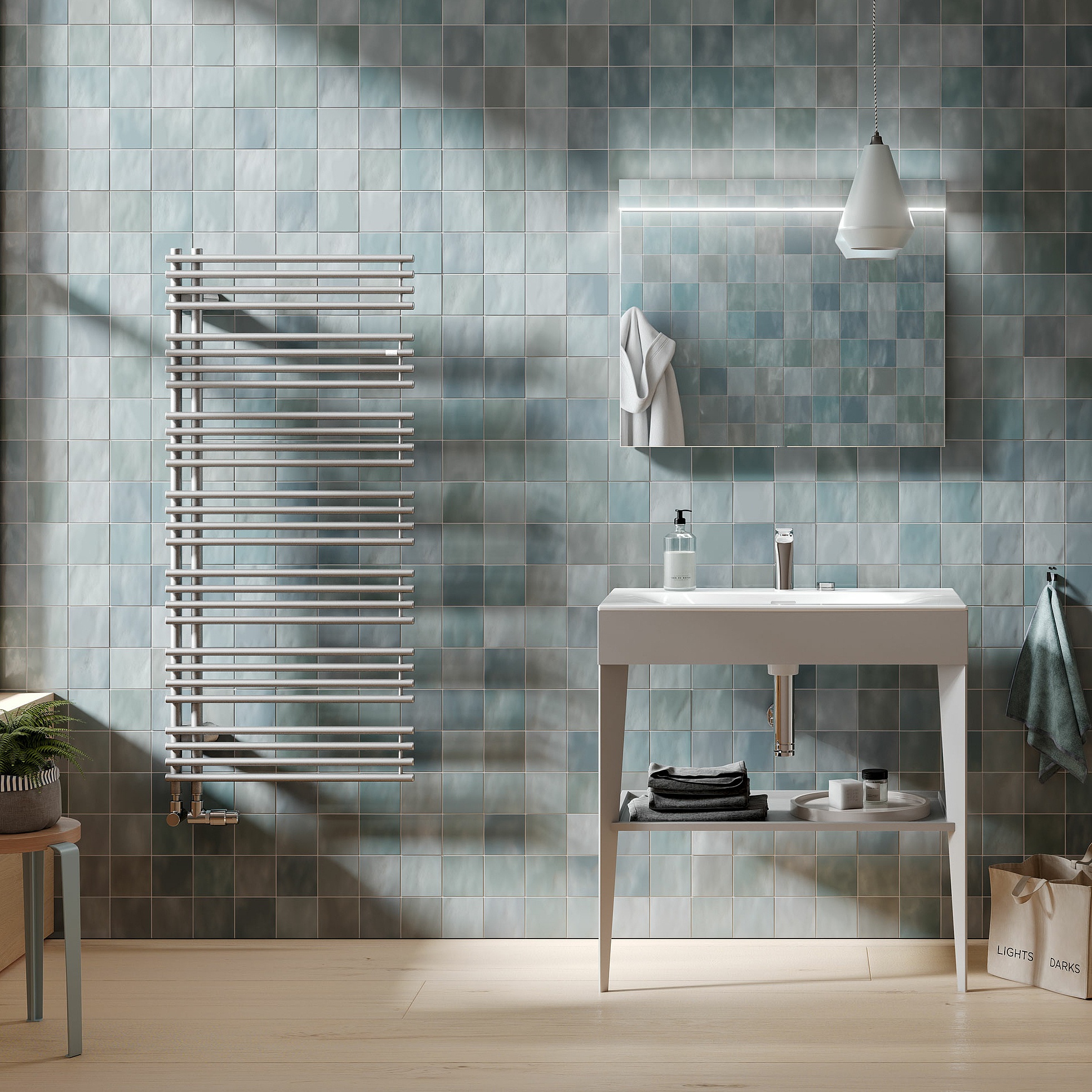 Radiatore da bagno e di design Kermi Diveo – la funzionalità incontra il comfort.