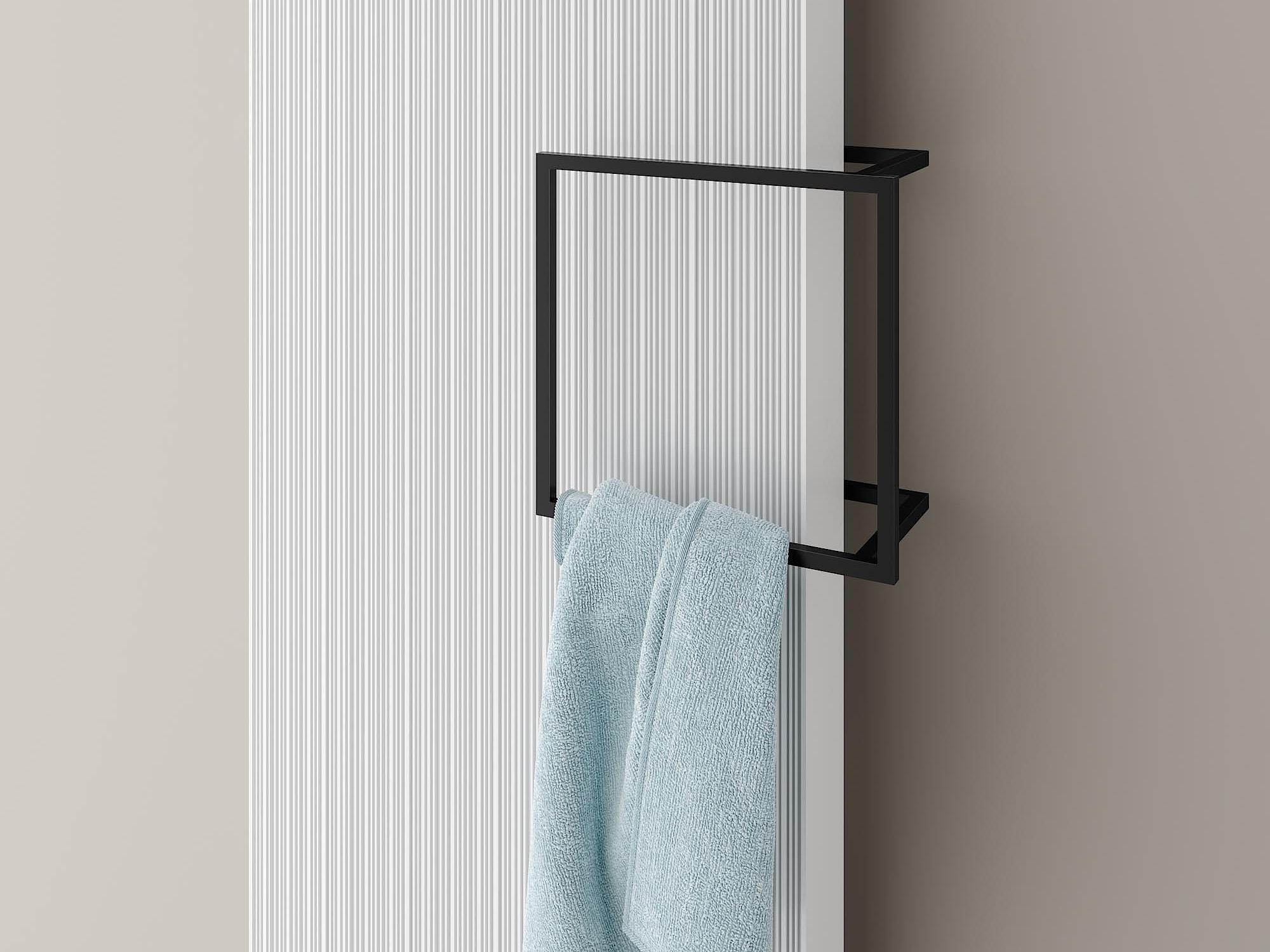 Square rail for Kermi Decor-Arte Line designer and bathroom radiators.