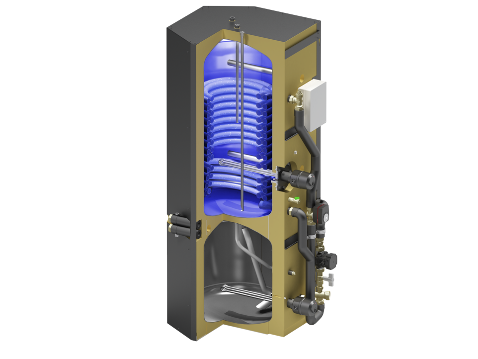 x-buffer combi Wärmespeicher x-buffer combi Puffer- und Warmwasserspeicher von KERMI