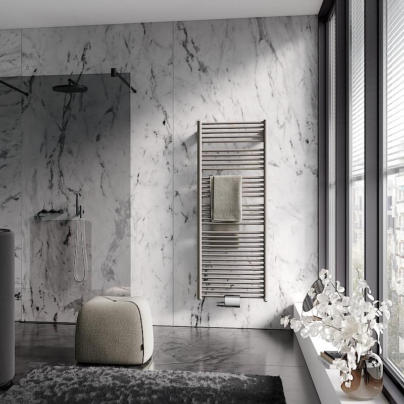 Grzejniki dekoracyjne i łazienkowe  Kermi Geneo circle – połączenie eleganckiej formy, dużej mocy i korzystnej ceny.