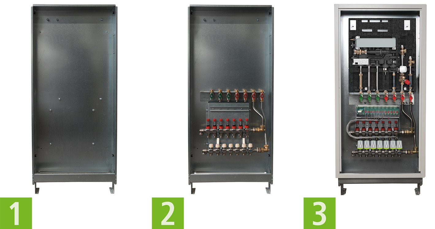 x-net Wohnungsstation Modulbauweise KERMI x-net Wohnungsstation Modulbauweise