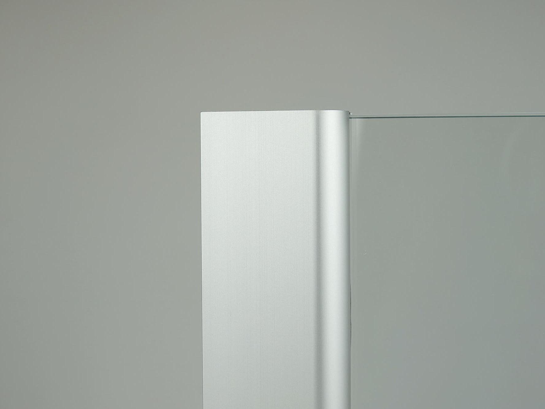 Wall profile surface Matt Silver Kermi shower enclosure, wall profile surface Matt Silver