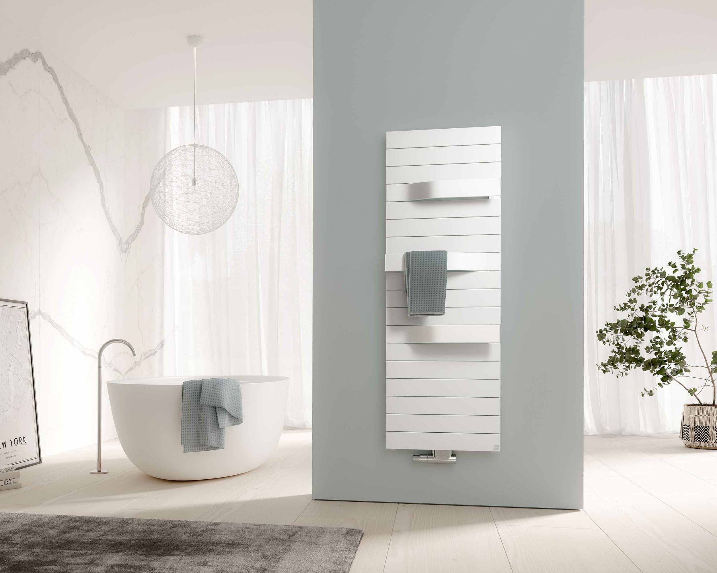 „Kermi Tabeo“ išskirtinio dizaino radiatoriai ir rankšluosčių džiovintuvai – grožio ir komforto vienis.