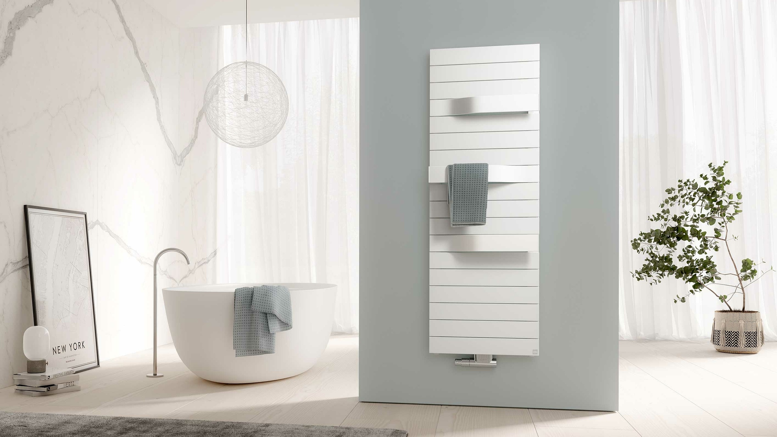 „Kermi Tabeo“ išskirtinio dizaino radiatoriai ir rankšluosčių džiovintuvai – grožio ir komforto vienis.