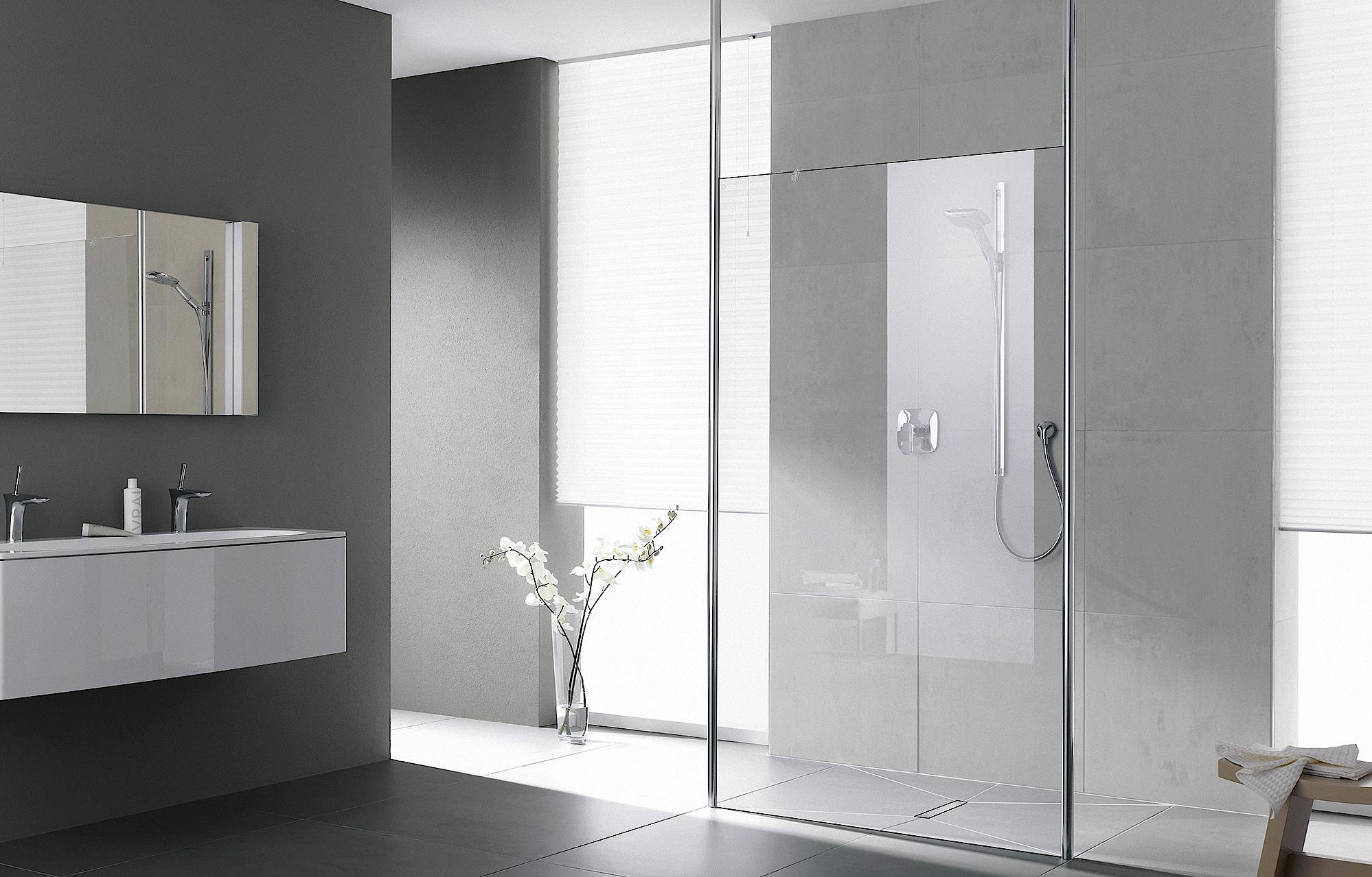 WALK-IN XS Free ceiling stabilizer Kermi Walk-In shower enclosure, WALK-IN XS Free ceiling stabilizer