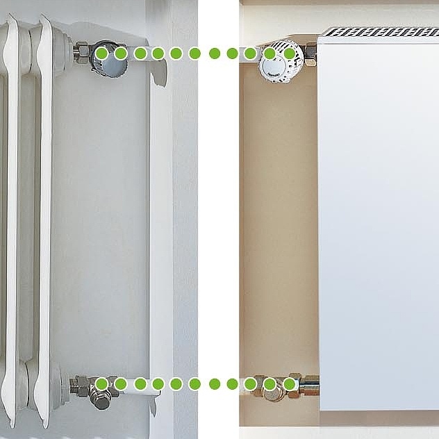 Kermi therm-x2 Line renovaciniai radiatoriai – tai greitas ir paprastas radiatorių keitimo sprendimas.