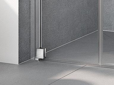 Kermi profile shower enclosure, RAYA two-part hinged door