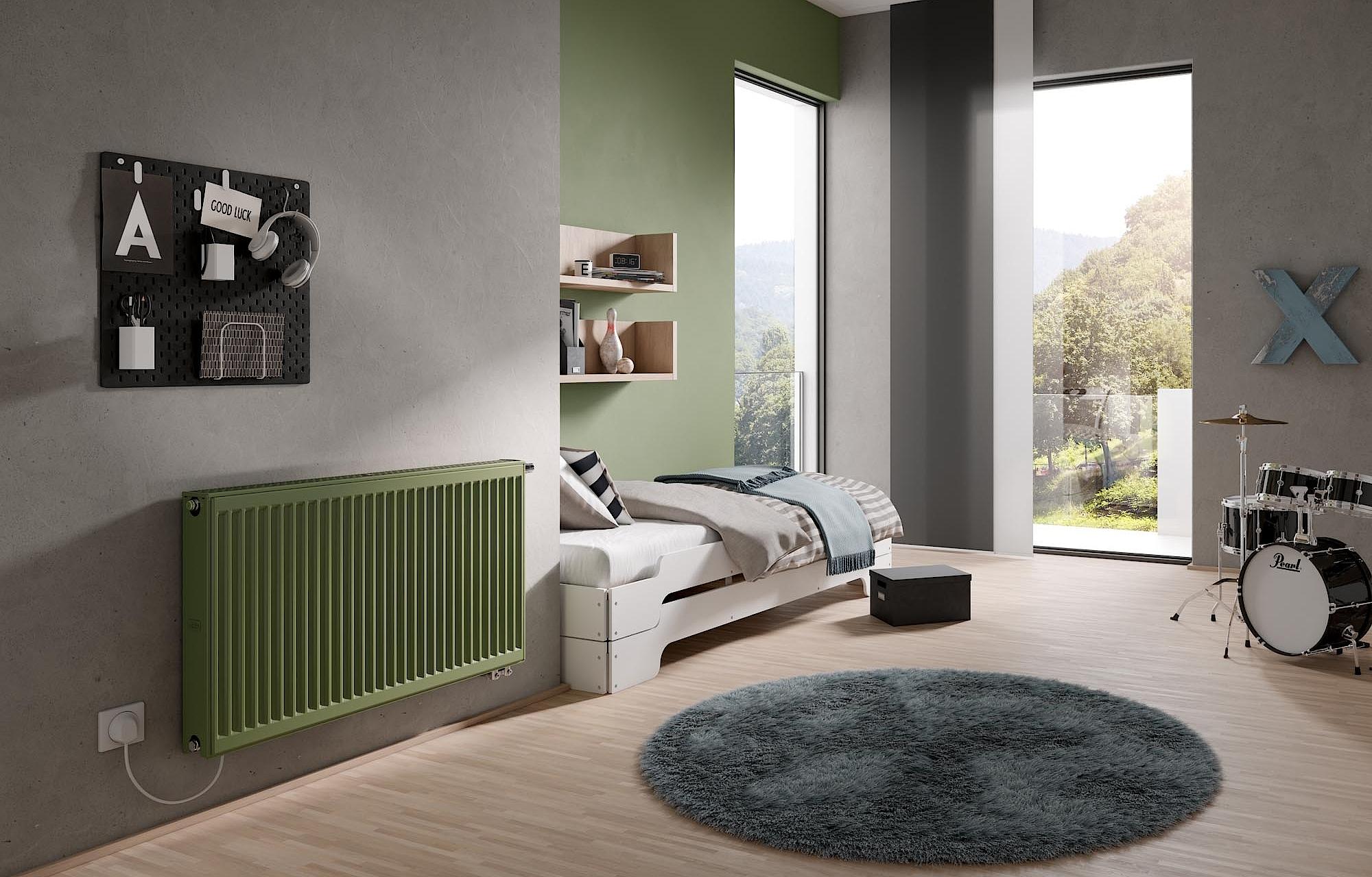 Kermi x-flair Profil steel panel radiators with a profiled look.