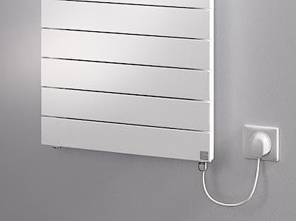 Radiateur design et de salle de bain Tabeo-E de Kermi également comme radiateur électrique.