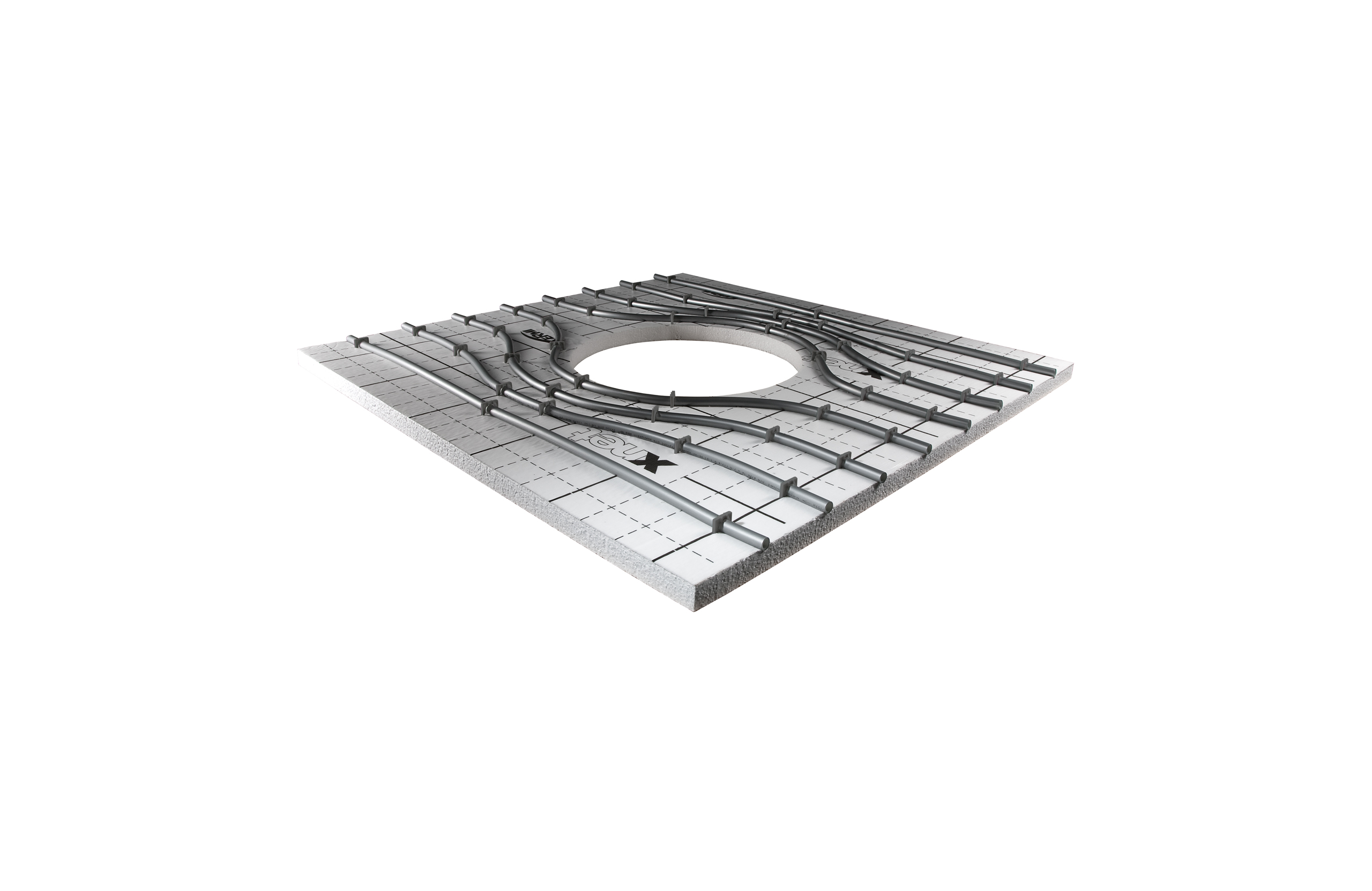 „Kermi x-net C12“ kabėmis tvirtinama grindų šildymo sistema – klasikinė grindinė šildymo sistema.