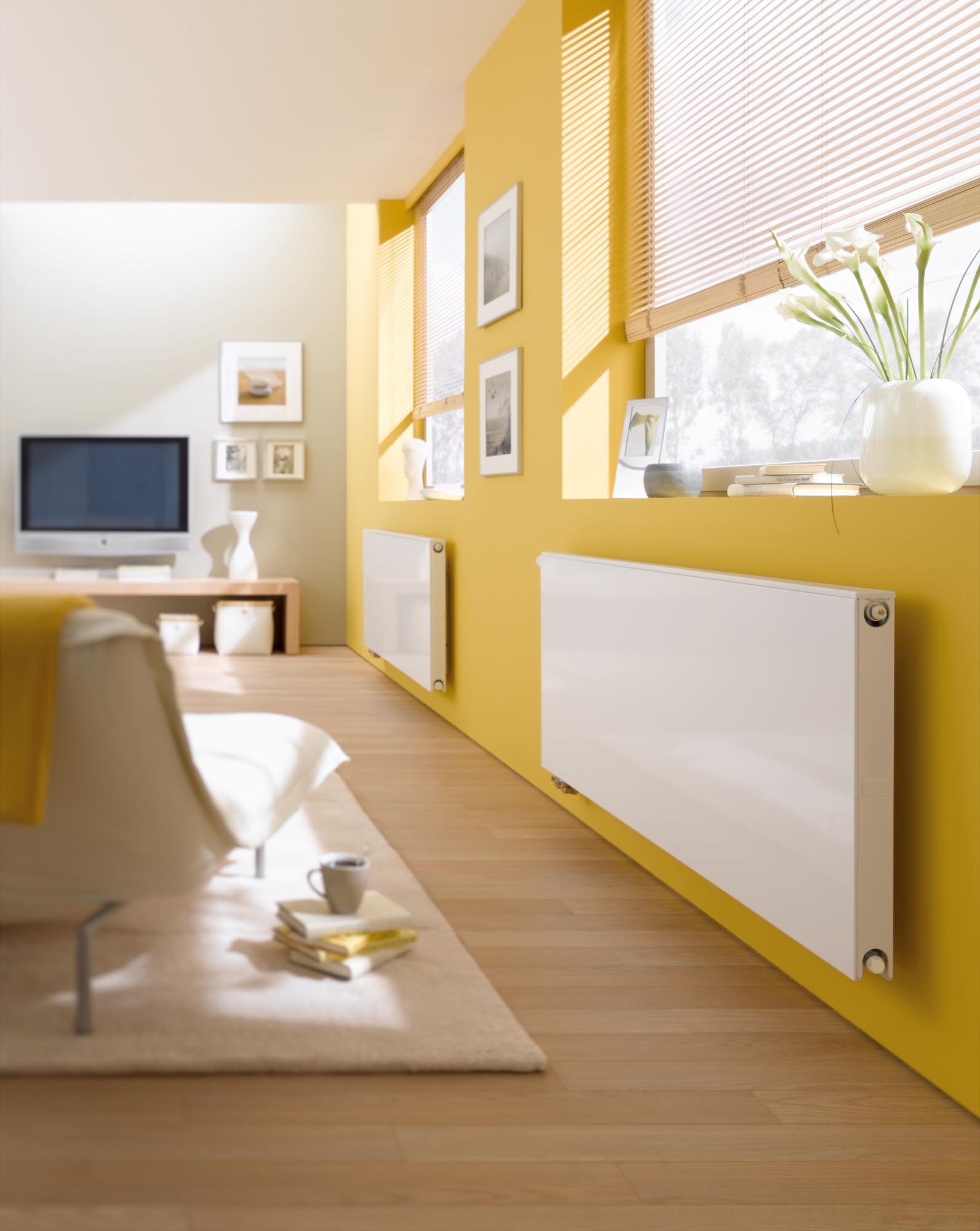 Kermi therm-x2 Plan steel panel radiators – powerful with a smooth design.