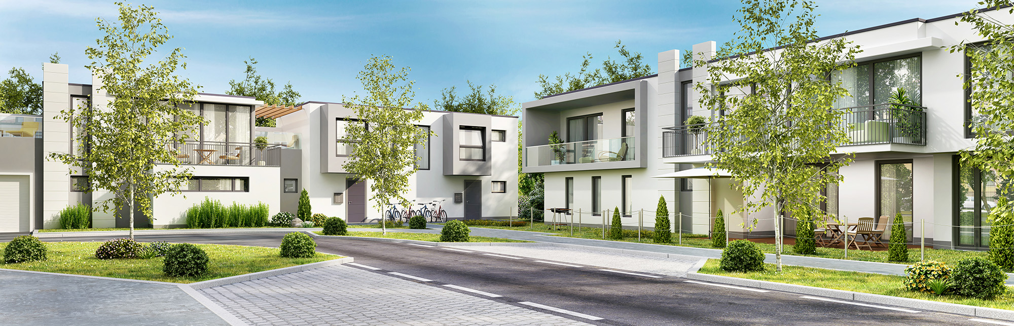 Kermi block of flats – outstanding quality and contemporary functions.