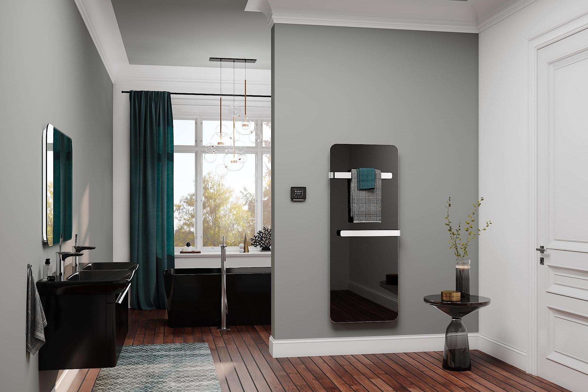Kermi Elveo design and bathroom radiators – state-of-the-art design. Heat via infrared.