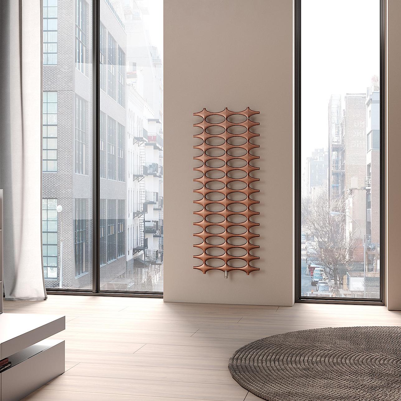 Radiateur design et de salle de bain Ideos de Kermi – Un design de radiateur de construction élémentaire, inimitable et unique en son genre.