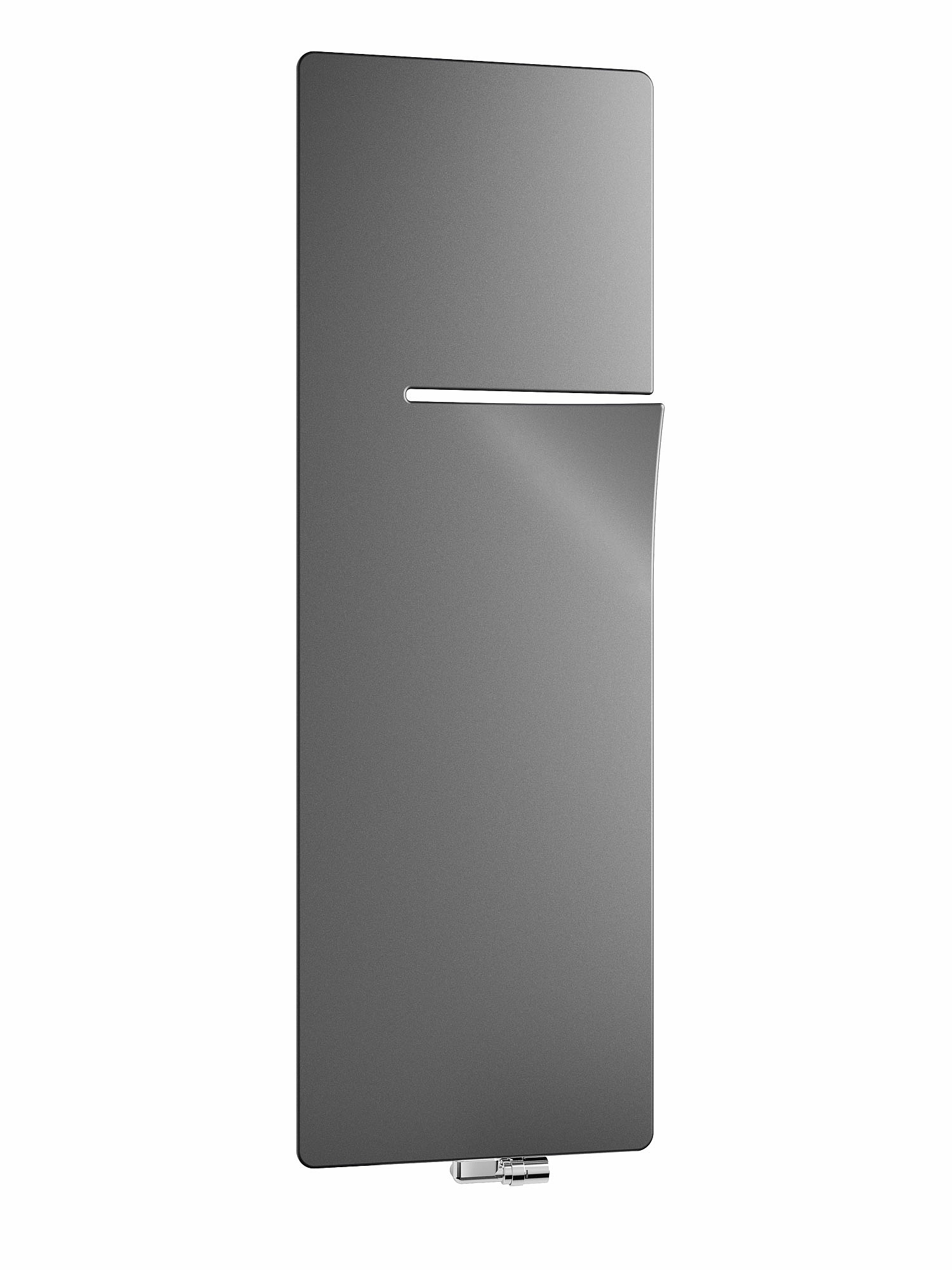 Bathroom and home radiator Ineo in the left-hand version, colour Graphite Metallic