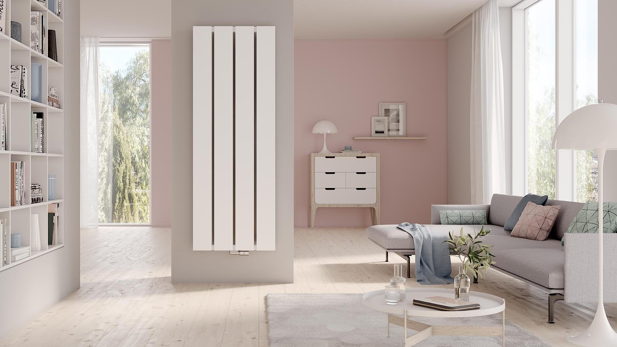 Grzejniki dekoracyjne i łazienkowe Kermi Decor-Arte Plan przekonują nowoczesnym, minimalistycznym wzornictwem.