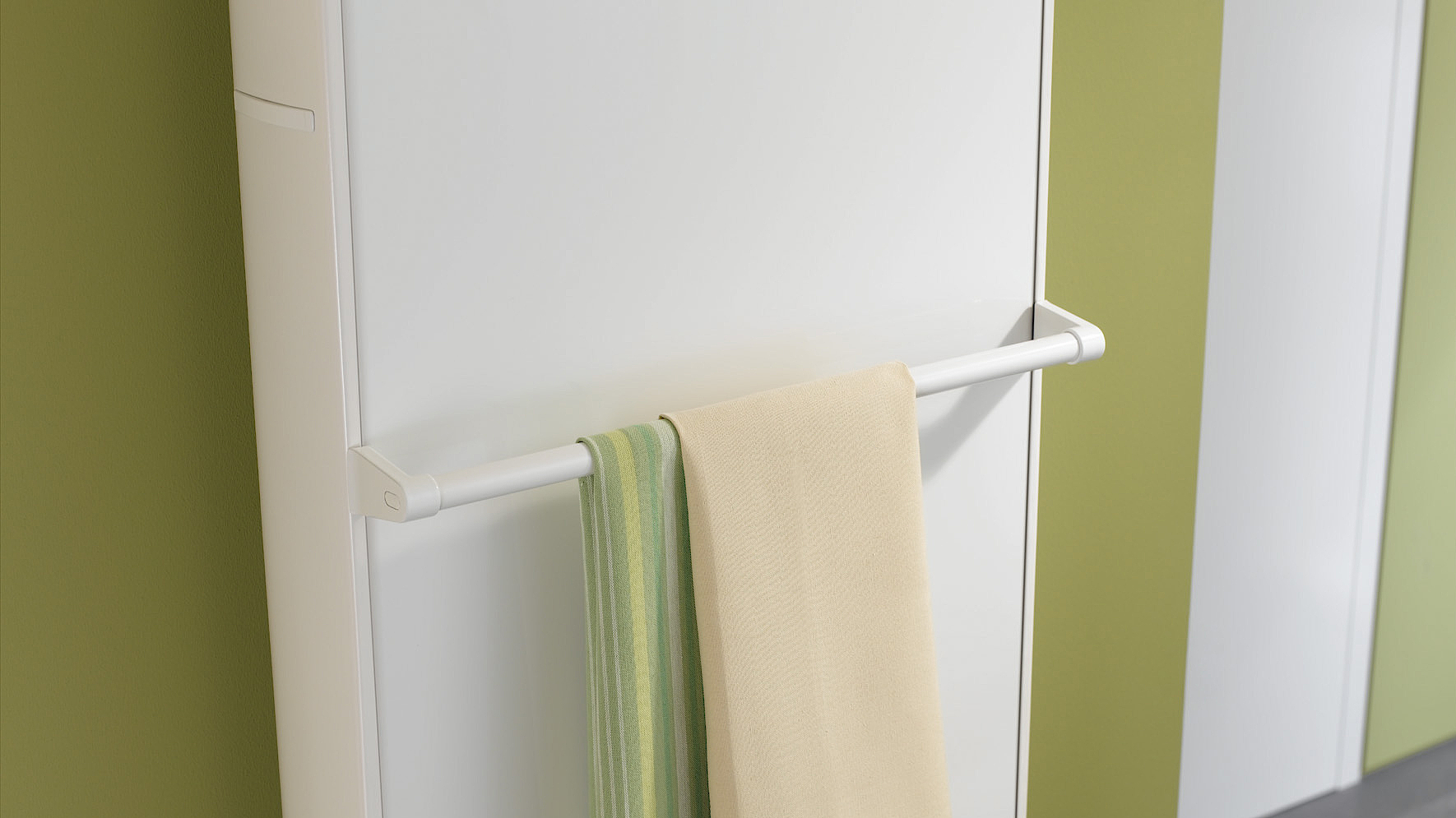 Towel rail for Kermi Verteo steel panel radiators.