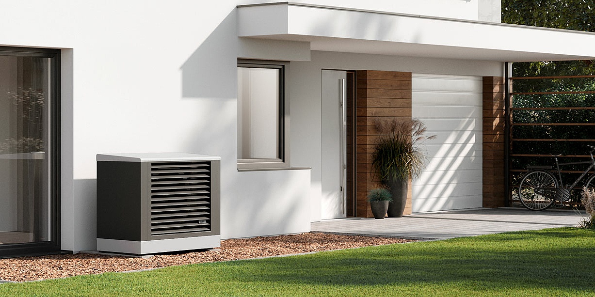 x-change dynamic pro AW E air/water heat pump for outdoor installation