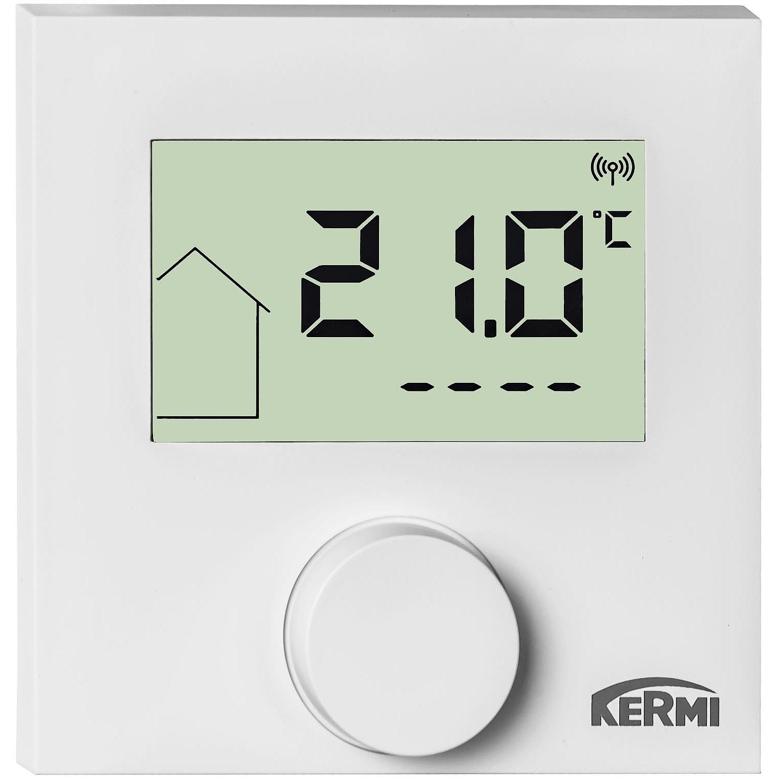 Regulace Kermi x-net Standard – stěnový regulátor LCD 230 V.