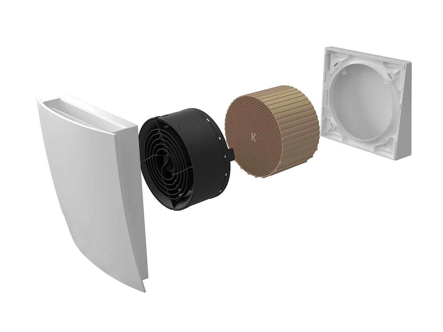 Kyvadlový ventilátor x-well D13 – pro větrání a odvzdušnění bytů a domů.