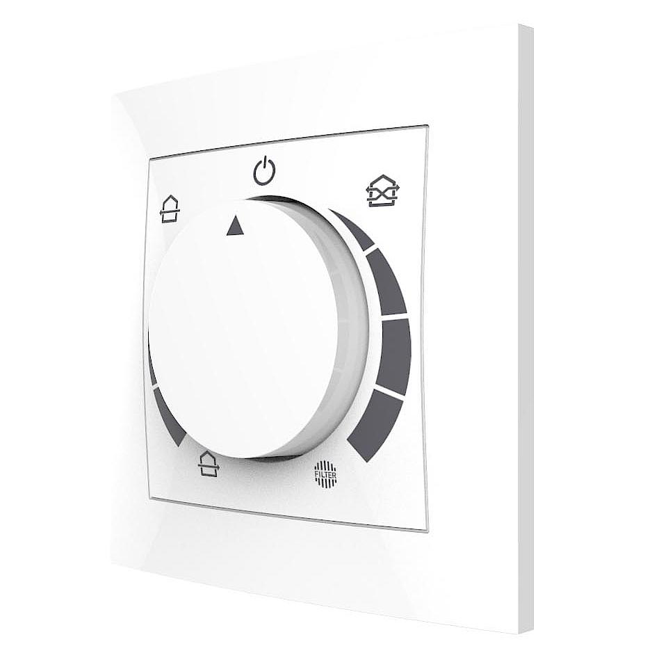 Easy control operating element for the x-well decentralised residential ventilation system.