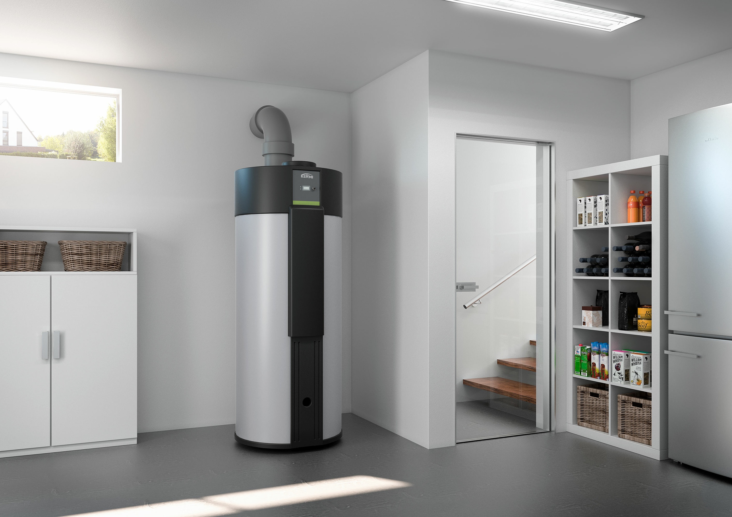 x-change fresh domestic water heat pump for sustainable, resource-efficient domestic water heating. 