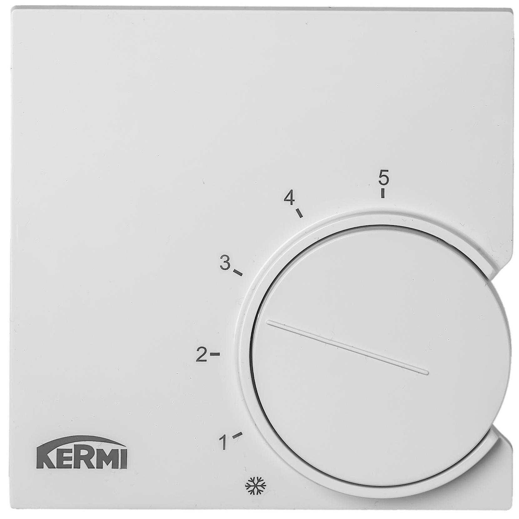 Regulace Kermi x-net Standard – stěnový regulátor 230 V.