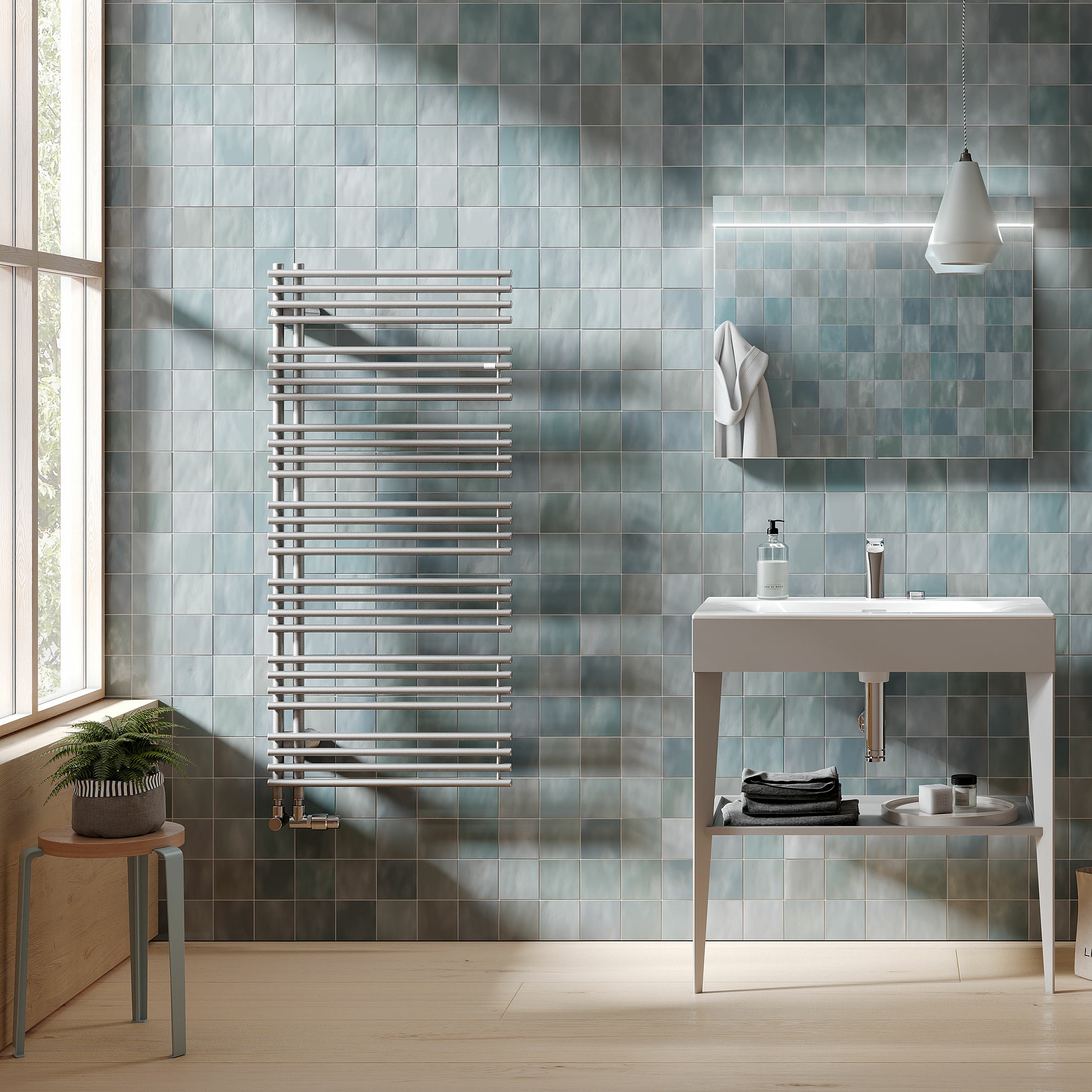 Kermi Diveo design and bathroom radiators – functionality and comfort rolled into one.